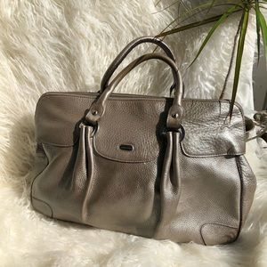 Claudio Ferrici Oversized Leather Purse